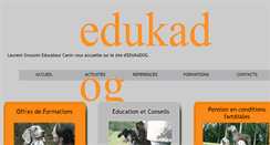Desktop Screenshot of edukadog.com