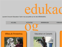 Tablet Screenshot of edukadog.com